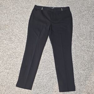 Ivanka Trump Black Straight Leg Pants